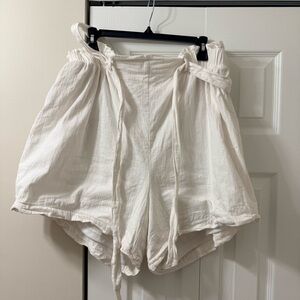 Women's White Shorts